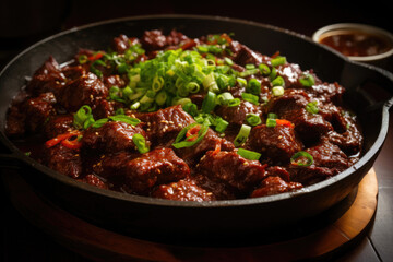 Gourmet Mongolian Beef with Sauce