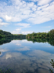 lake and sky