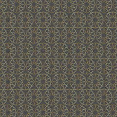 Arabic pattern seamless background. Geometric muslim ornament backdrop. vector illustration of islamic texture