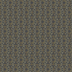 Arabic pattern seamless background. Geometric muslim ornament backdrop. vector illustration of islamic texture