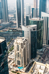 a few of the skyline in doha qatar