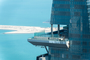 a few of the skyline in doha qatar