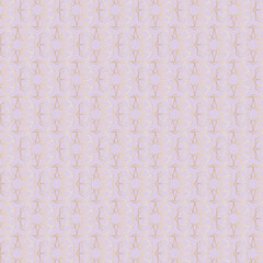 Arabic pattern seamless background. Geometric muslim ornament backdrop. yellow on blue. vector illustration of islamic texture