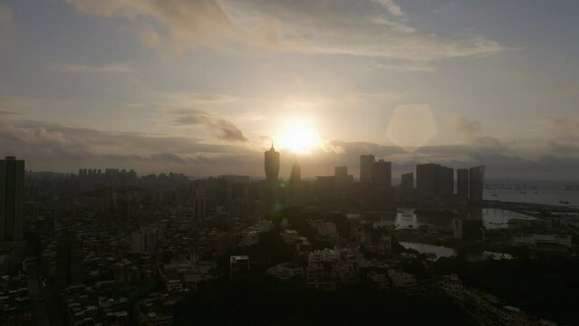 Macau City at Sunrise