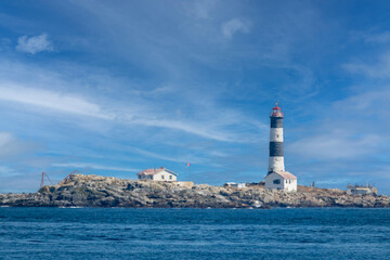 Fototapeta na wymiar Race Rocks Lighthouse and Preserve