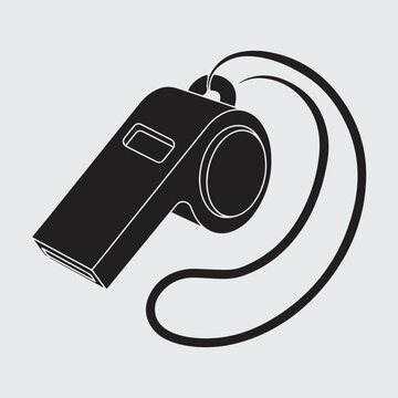 Whistle icon illustration.