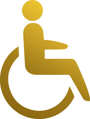 disabled person sign