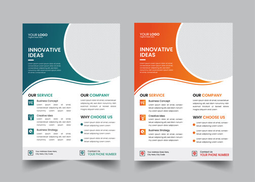 modern advertisement Flyer collection, set of flyer template, brochure, realtor, , leaflet, , digital marketing agency layout, cleaning service, construction flier, a4 business flyer in illustrator