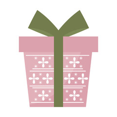 Cute bright modern gift for Birthday, New Year, Christmas. Colored gift boxes with ribbons. Holiday greeting.