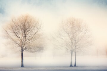trees in the fog - generative ai