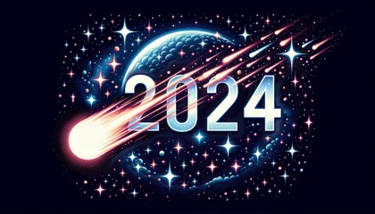 Cosmic Overture 2024 Shining Brighter - obrazy, fototapety, plakaty