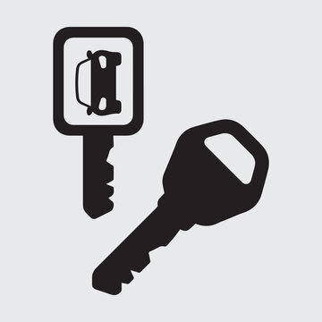 Car keys vector illustration.
