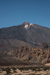 El Teide volcano, day view, national park of Tenerife, Canary island