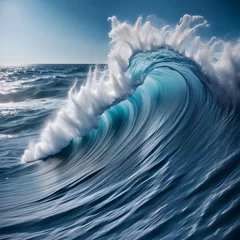 Fotobehang waves on the sea © green9832