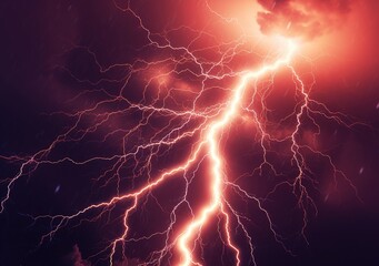 "Crackling Skies: Lightning Bolt in a Flash" Generativ Ai,