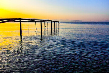 Sunrise Over the sea HDR Image (High Dynamic Range)