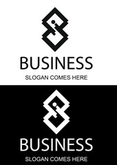 Obraz premium S letter logo concept with concept
