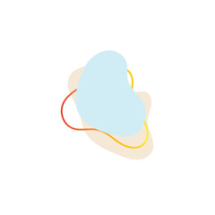 cloud computing concept on white background