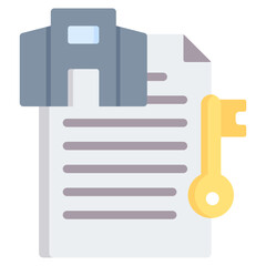 Lease Agreement Flat Icon