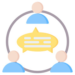 Communication Flat Icon