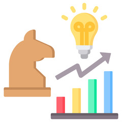 Strategy Flat Icon