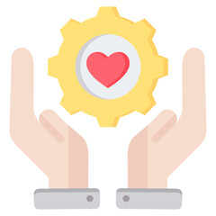 Dedication Flat Icon