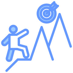 Perseverance Blue Icon