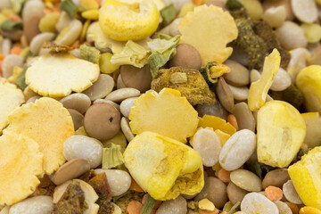 dry mix for mexican soup. Ingredients for a quick lunch. Close-up, Background.