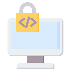 Hard Code Flat Icon