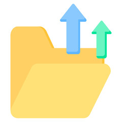 File Upload Flat Icon