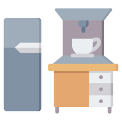 Kitchen Facilities Flat Icon