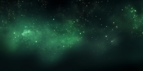 Obraz premium glowing Greenish grey abstract background with particles floating. Generative AI