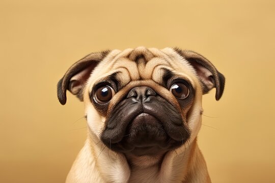 Hilarious Pug Images: Captivating Funny Expressions of Pugs, generative AI
