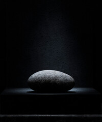 stones for the product presentation podium