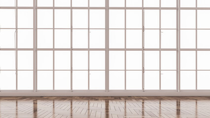 Large luxury modern bright interiors Living room mockup illustration 3D rendering computer digitally generated image