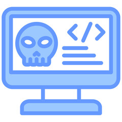 Hacking Code Blue Icon