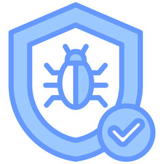 Antivirus Blue Icon