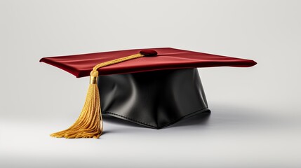 academic cap on a white background.