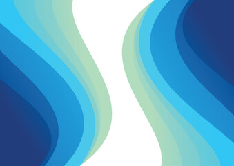 wave abstract background modern style design