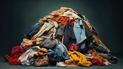 Image of a pile of clothes.