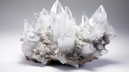 Image of crystalline mineral cluster.