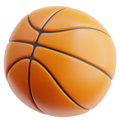 Basketball Ball 3D Illustration