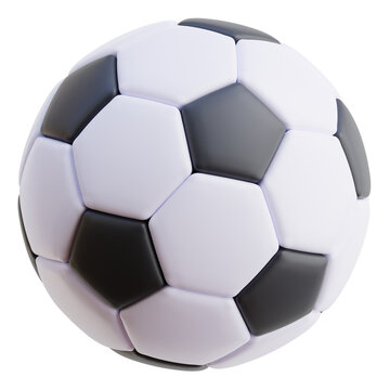 Football Ball 3D Illustration