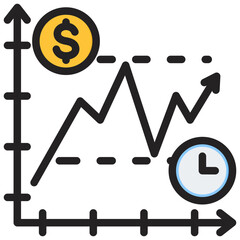 Volatility Outline Color Icon