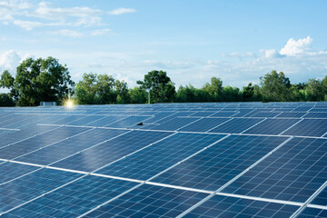 Solar panel generator cell Alternative electricity sources for the future world The concept of sustainable alternative resources.