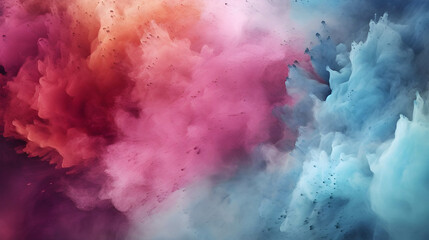abstract background with colorful powder