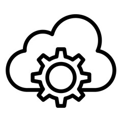 Cloud management Icon