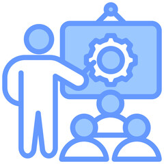 Training Blue Icon