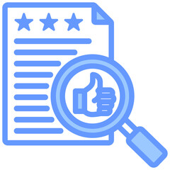 Review Blue Icon
