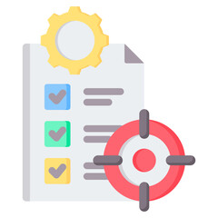 Objective Flat Icon